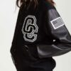 Opening Ceremony Black Varsity Bomber Jacket