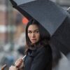 Power S02 Lela Loren Wool Black Coat