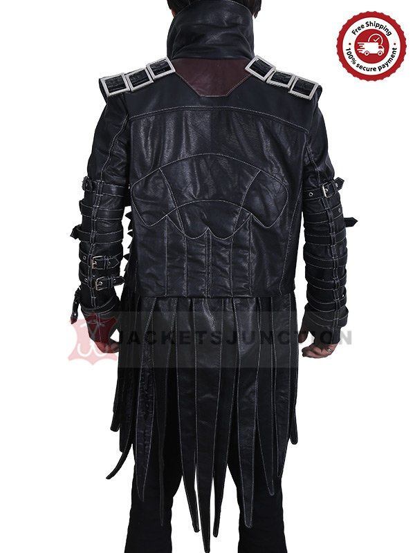 The Batman Who Laughs Black Leather Coat