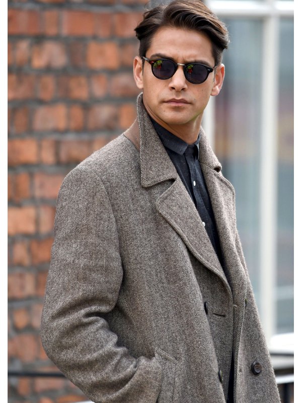 Tv Series Snatch Albert Hill Grey Wool Coat