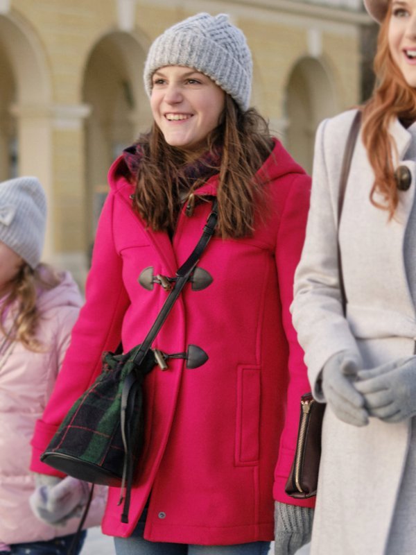 Allegra Tinnefeld Christmas In Vienna Pink Coat