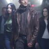 Deke Shaw Agents Of S.H.I.E.L.D Jeff Ward Leather Brown Jacket