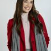 Mallory Jansen On The 12th Date of Christmas Jennifer Holloway Red Wool Coat