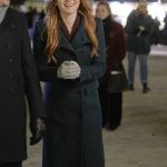 Sarah Drew Christmas in Vienna Green Long Coat