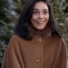 The Knight Before Christmas Vanessa Hudgens Brown Cape Coat