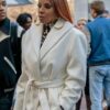 Tv Series Power Book II Ghost Mary J. Blige White Wool Coat