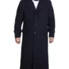 Lupin Arsene Diop Trench Coat | Omar Sy Black Wool Coat