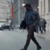 Assane Diop Lupin Omar Sy Grey Trench Coat