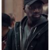 Assane Diop Lupin Omar Sy Wool Black Hooded Jacket