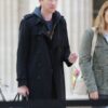 Billy Johnson Run Domhnall Gleeson Black Wool Trench Coat