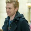 Billy Johnson Run Domhnall Gleeson Double Breasted Black Coat