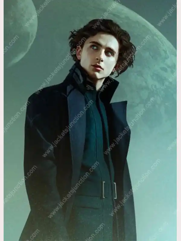 Black Trench Paul Atreides Dune Coat