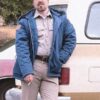 David Harbour Stranger Things Jim Hooper Blue Hooded Jacket