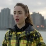 Emily In Paris Lily Collins Yellow Plaid Jacket