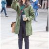 Gemma Chan The Eternals Sersi Green Trench Coat