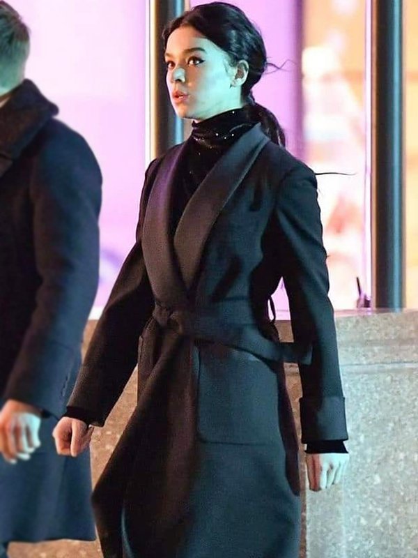 Hailee Steinfeld Hawkeye Kate Bishop Wool Black Coat