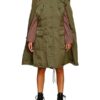 Hannah van der Westhuysen Fate The Winx Saga Stella Green Shearling Coat