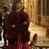 Lily Collins Emily In Paris Emily Cooper Velvet Jacket