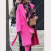 Emily In Paris Lily Collins Pink Coat