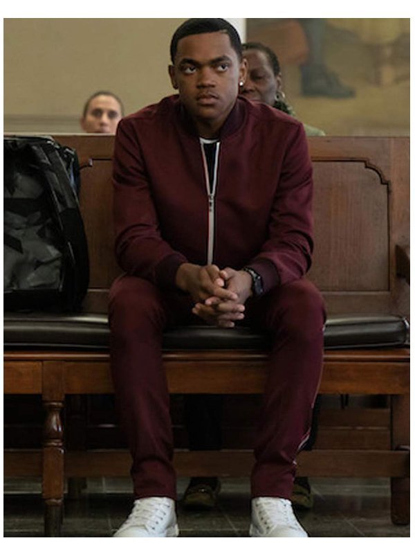 Michael Rainey Jr. Power Book II Ghost Tariq St Patrick Cotton Tracksuit