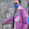 Nicolas Cage Pink Jacket