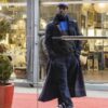 Omar Sy Lupin 2021 Arsene Diop Wool Black Trench Coat