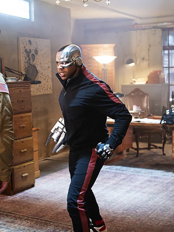 Victor Stone Doom Patrol Joivan Wade Black Tracksuit