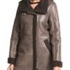 Women Shearling Leather Coat