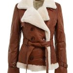 Women's Shearling Brown Jacket