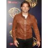 Bradley Cooper A Star Is Born Brown Leather Jacket