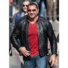 Dave Batista Black Leather Jacket