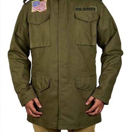 First Blood Sylvester Stallone Jacket | John Rambo Cotton Green Jacket