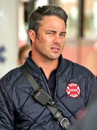 Chicago P.D Kelly Severide Blue Quilted Jacket | Taylor Bomber Jacket