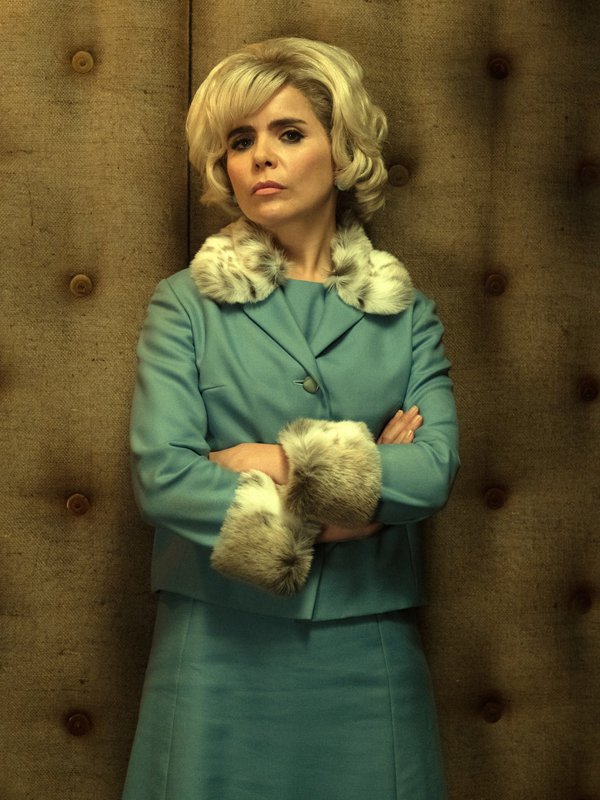 Paloma Faith Pennyworth Blue Fur Blazer