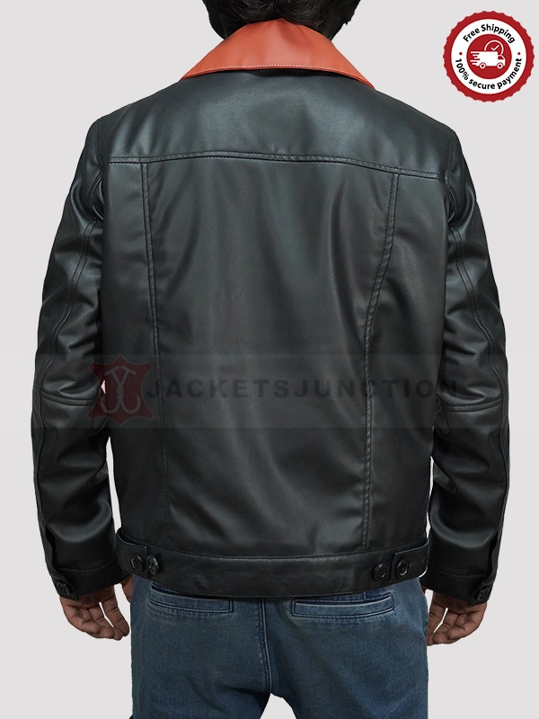 Power Book II Ghost Michael Rainey Jr. Black Leather Jacket