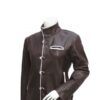 Women's Choclate Brown Leather Jacket