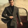 Alfred Pennyworth Jack Bannon Grey Blazer