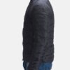 Black Mens Quilted Jacket