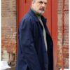 Chris Noth The Equalizer William Bishop Blue Cotton Coat