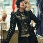 Cruella Emma Stone Black Leather Jacket