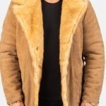 Men's Winter Ginger Faux Fur Coat