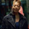 Robyn McCall The Equalizer Queen Latifah Black Cotton Long Coat