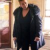 Robyn McCall The Equalizer Queen Latifah Fur Collar Black Coat