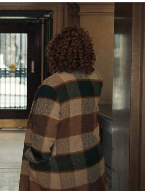 Robyn McCall The Equalizer Queen Latifah Long Wool Checked Coat