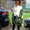 The Equalizer Queen Latifah Shearling Long Coat