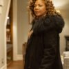 The Equalizer Robyn McCall Fur Collar Coat