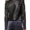 The Real Housewives of New Jersey Jackie Goldschneider Leather Black Jacket