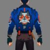 Video Game Valorant Yoru Leather Blue Jacket