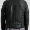 Bike Rider Black Leather Jacket For Mens