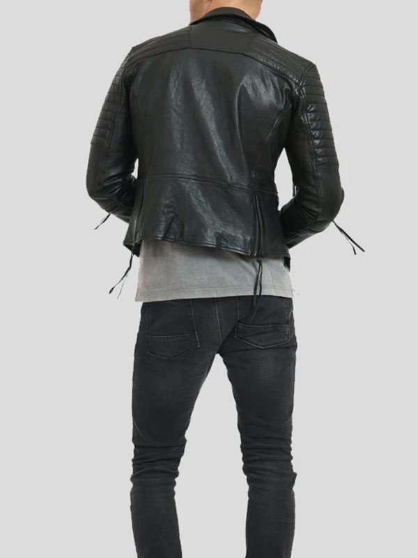 Black Leather Jacket For Mens